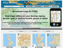 Tablet Screenshot of mapmoose.com